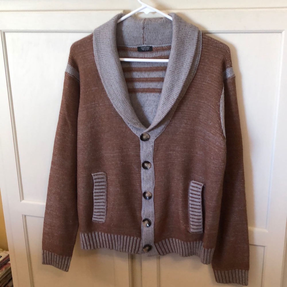 COOFANDY Button Front Cardigan with Collar Size L